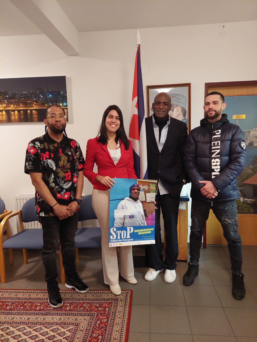 ConsularOficina's tweet photo. En la tarde de hoy le realizamos una entrevista al deportista cubano Leonardo Pedroso Sotolongo🥋, quien nos habló de sus éxitos deportivos representando a Cuba🏅🇨🇺 y todos sus proyectos apoyo al desarrollo de nuestro país
#CubaesDeporte https://t.co/Ot9twPBCBh