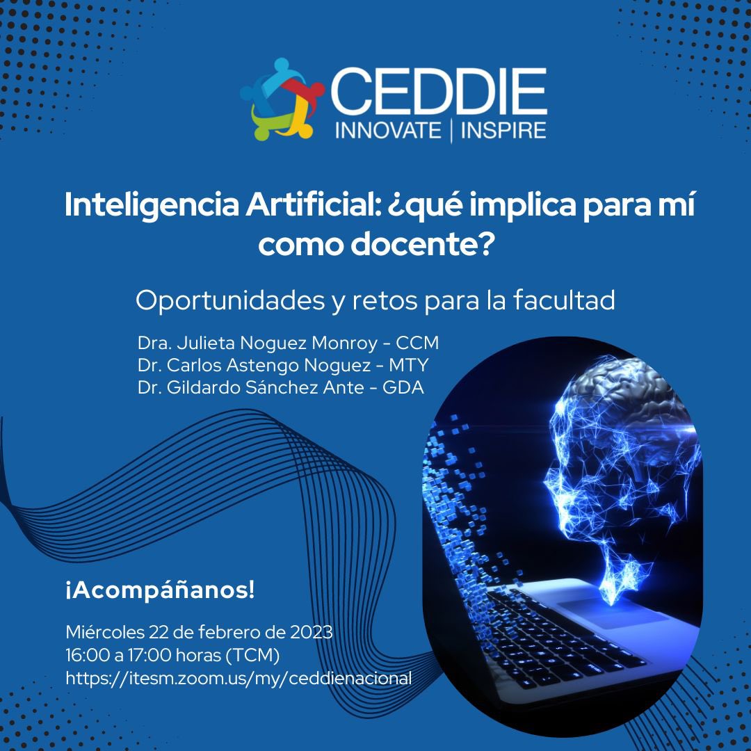 gildardo's tweet photo. Esta imagen tiene el horario correcto para la charla. Nos vemos el miércoles, 4 PM CST. #ceddie https://t.co/dg1Xhj8keD