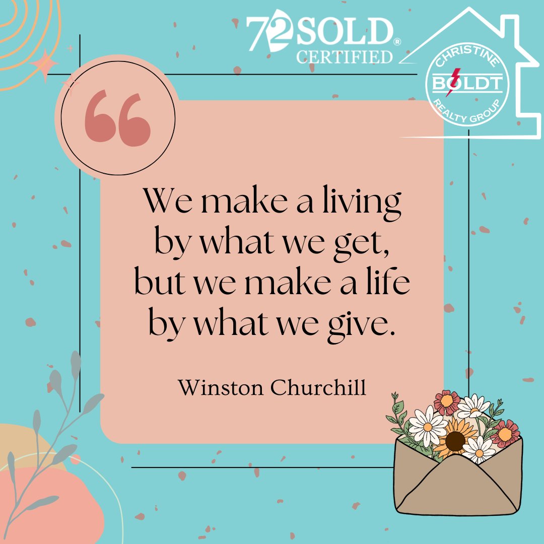 🥰 Happy Monday! ❤️ 

#givingisliving #InspirationalMonday #motivationmonday #morningmotivation #inspiring #inspirational #consistency #positivity #goodattitude #appreciation #opportunities #success #happiness #realtorsofinstagram ✨