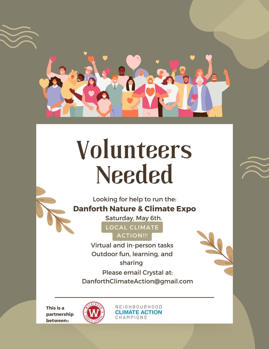 Green Thumbelina 🌱 (@greenthumbelin2) on Twitter photo Still looking for some volunteer support of our Nature & Climate Expo. #toronto #danforth
<a href="/LiveGreenTO/">Live Green Toronto</a> @ClimateFast Still looking for some volunteer support of our Nature & Climate Expo. #toronto #danforth
<a href="/LiveGreenTO/">Live Green Toronto</a> @ClimateFast