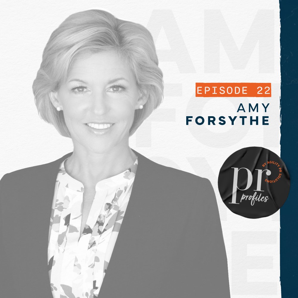AgilityPRS's tweet photo. Award-winning military journalist and now Public Affairs Officer, @amy_forsythe has served on five combat tours and many overseas missions. Amy is a true leader and the author of “Heroes Live Here”. Watch or listen to Episode 22 of #PRProfiles here: 
 https://t.co/mWgwyWP84k https://t.co/dZXzJEScMQ