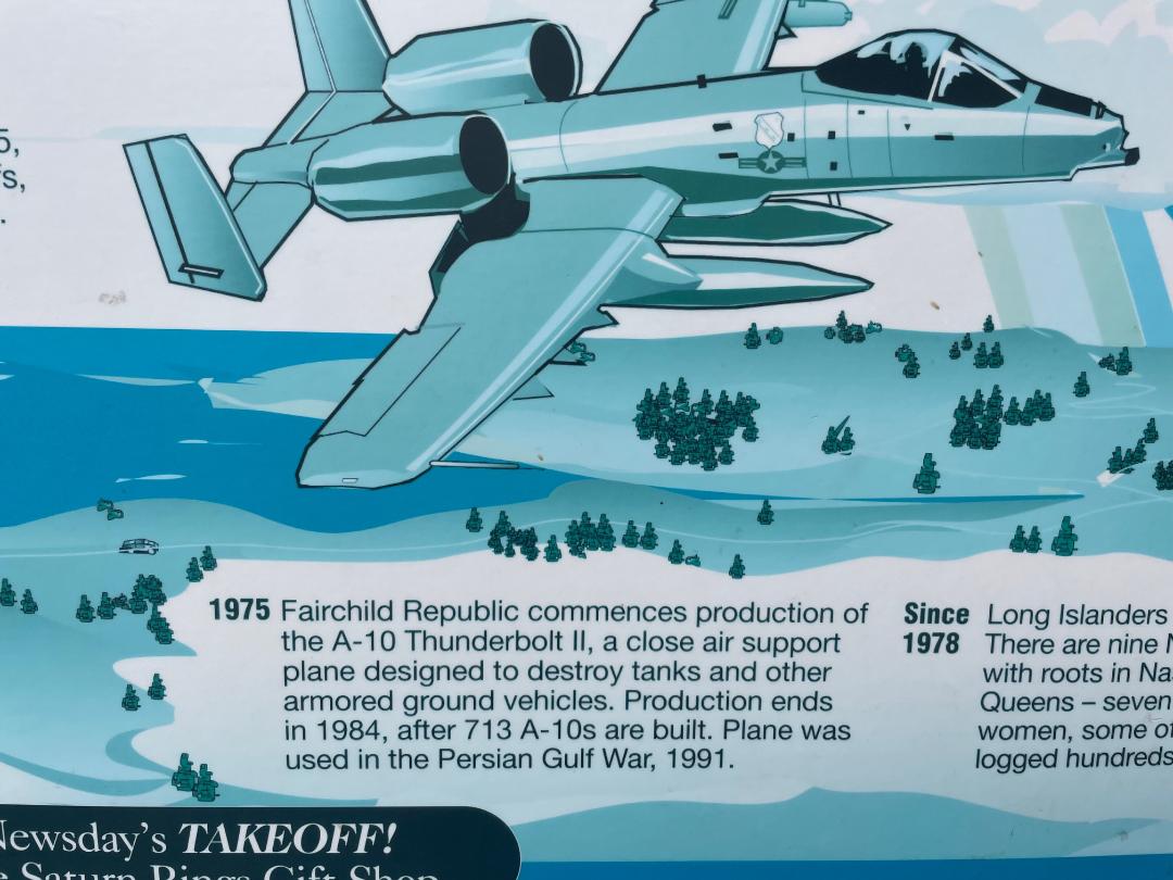 jpr747's tweet image. The A-10 Thunderbolt.  An amazing airplane built on Long Island at Republic Airport (FRG).
#CradleofAviationMuseum #A10Thunderbolt