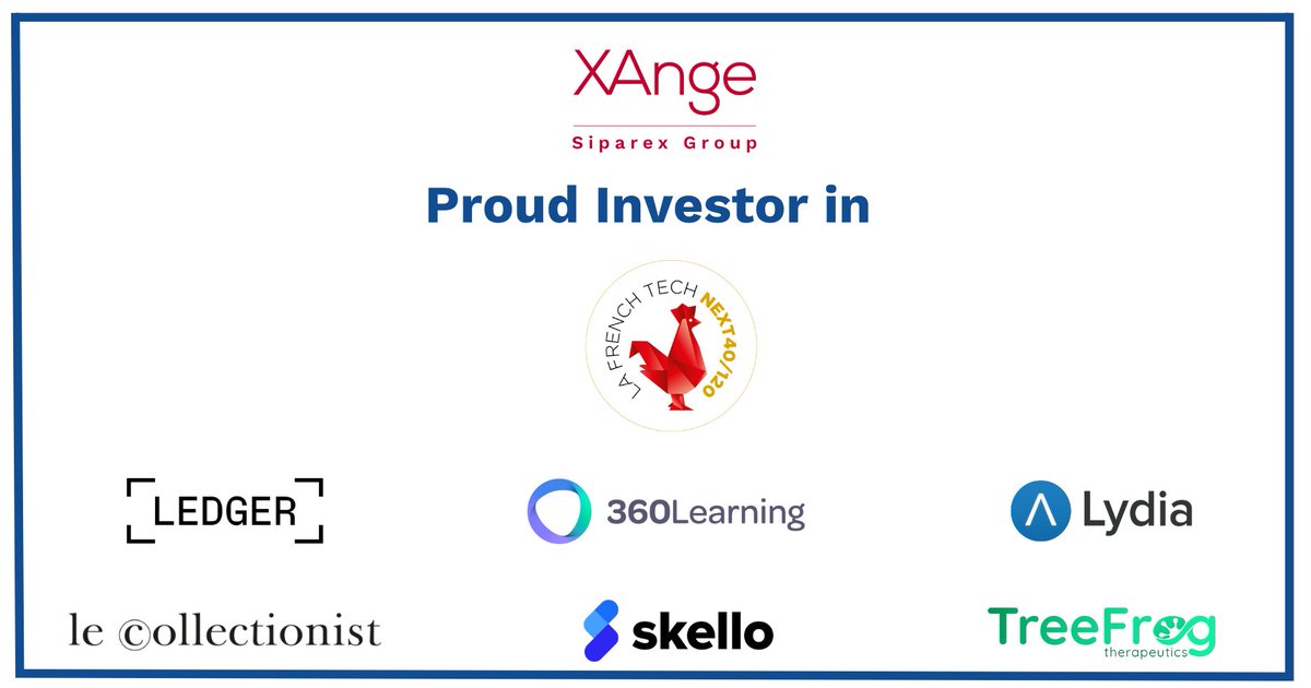 XAnge (@xangevc) on Twitter photo It's great to see some of our #startups in the new #FT120 & #Next40 rankings!
Kudos to @LeCollectionist <a href="/treefrogtx/">TreeFrog Therapeutics</a> <a href="/Skelloapp/">Skello</a> <a href="/Ledger/">Ledger</a> @applydia <a href="/360Learning/">360Learning</a> 🤩👏 It's great to see some of our #startups in the new #FT120 & #Next40 rankings!
Kudos to @LeCollectionist <a href="/treefrogtx/">TreeFrog Therapeutics</a> <a href="/Skelloapp/">Skello</a> <a href="/Ledger/">Ledger</a> @applydia <a href="/360Learning/">360Learning</a> 🤩👏
