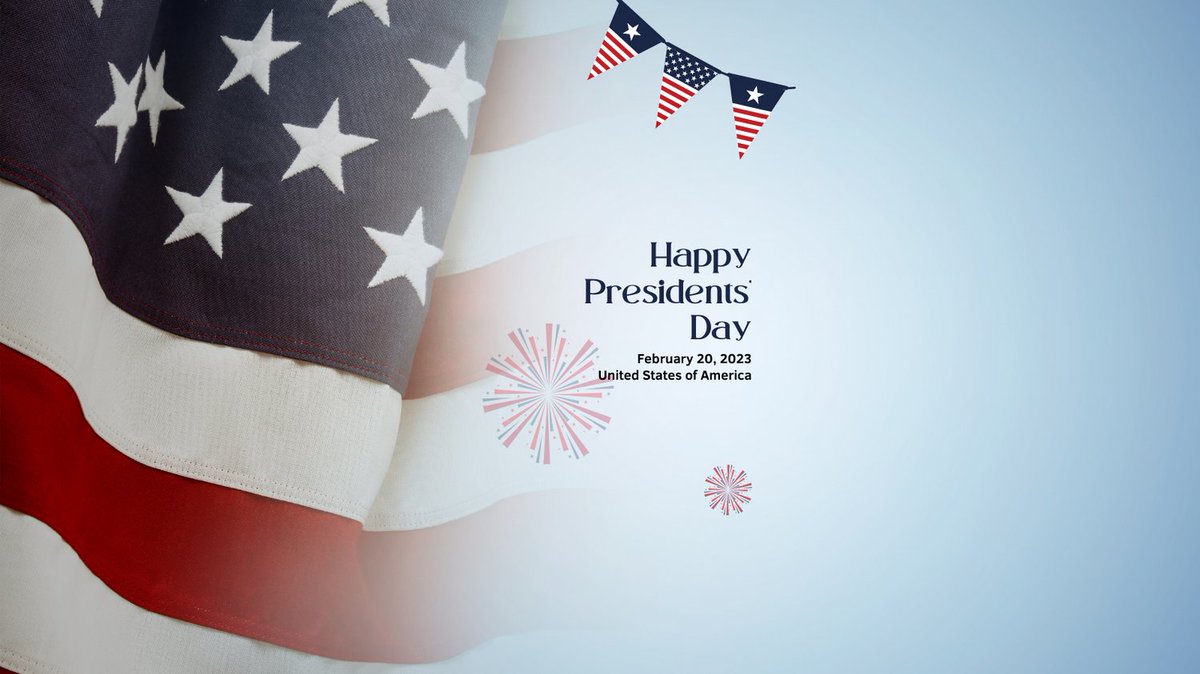 Happy Presidents' Day! Today we celebrate the leadership, courage, and vision of all past Presidents who have guided our nation through challenges and triumphs. Let's honor their legacy by coming together and working towards a brighter future for all!  #PresidentsDay