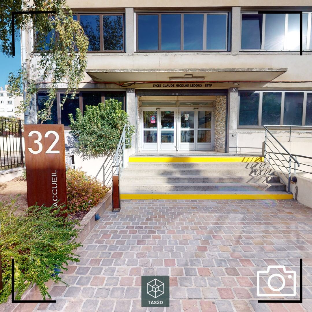TAS3DVR's tweet image. 📸 Extraits photos de la visite virtuelle 3D réalisée pour le lycée 🏫 Claude Nicolas Ledoux EBTP à Vincennes #ebtp #PortesOuvertes #lyceeclaudenicolasledoux