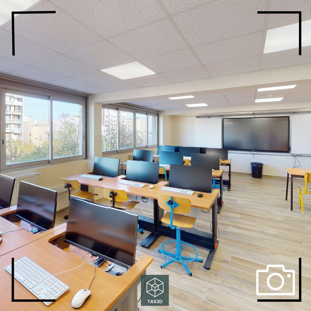 TAS3DVR's tweet image. 📸 Extraits photos de la visite virtuelle 3D réalisée pour le lycée 🏫 Claude Nicolas Ledoux EBTP à Vincennes #ebtp #PortesOuvertes #lyceeclaudenicolasledoux