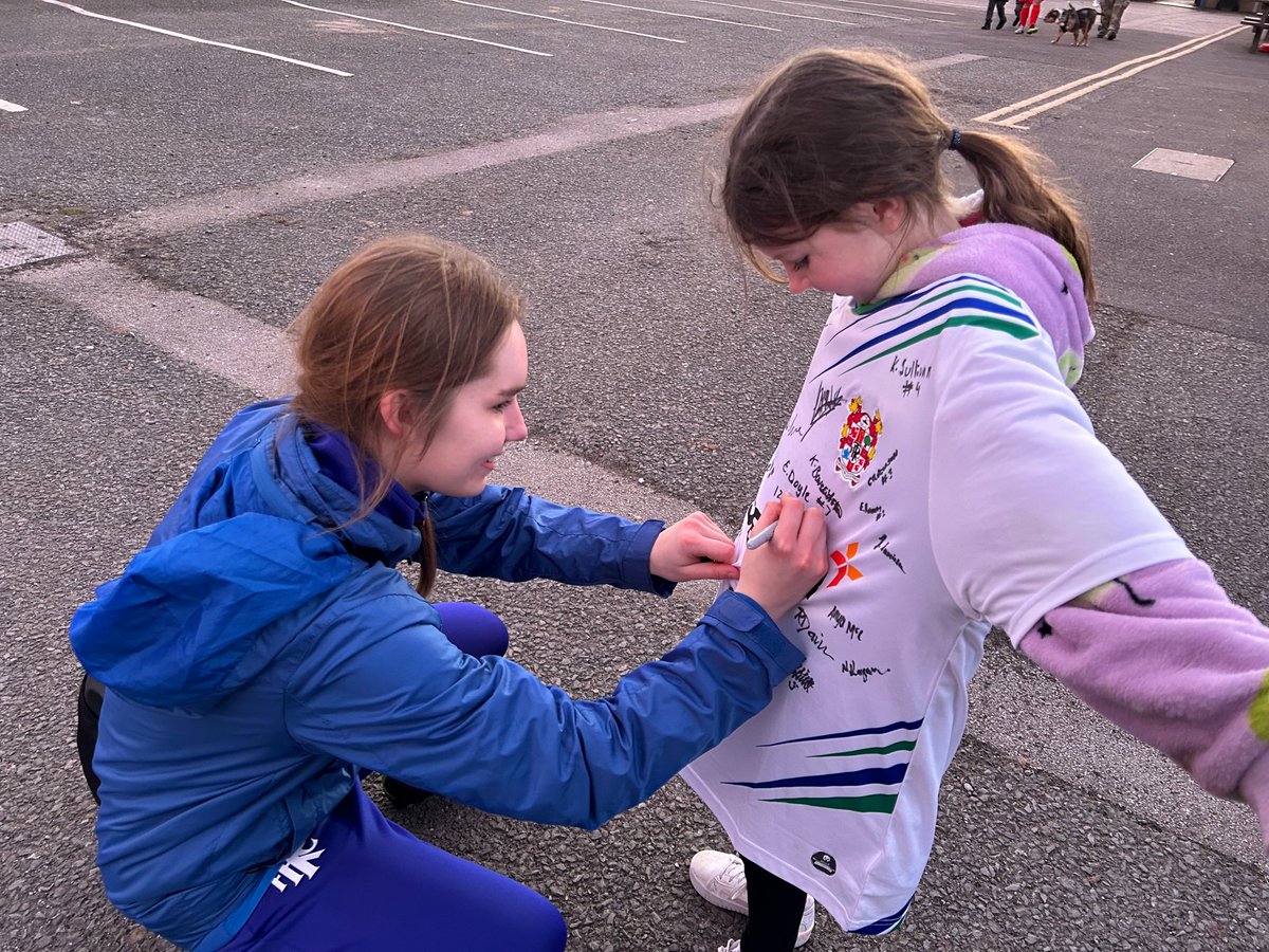 TRFCWomen's tweet photo. 💙 "Women like you pave the way for women like me"

What it's all about, inspiring the next generation! So grateful to have fans like Evelyn come down and support us

We hope you like your shirt

#TRFC #SWA #SWA2 https://t.co/tPVwvrxGS4