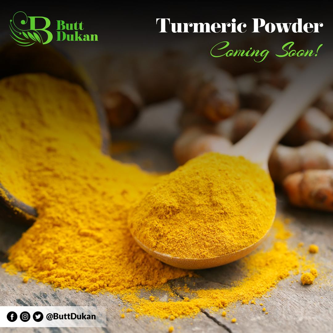 ButtDukan's tweet photo. Get ready for a game-changing taste! Our new Turmeric powder is coming soon. Stay tuned for more updates. #TurmericPowder #GoldenSpice #HealthySpices #AntiInflammatory #NaturalRemedy #buttdukan https://t.co/LJ6FuA8syd
