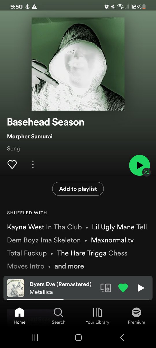MorpherSamurai's tweet photo. Yo what's up my Samurais, dropped Basehead Season on Spotify and all other streaming services on the 17th, check it out!
https://t.co/hF0zkxHA5Z
#morphersamurai #baseheadseason #spotify #spotifyrapper #youtubemusic #amazonmusic #applemusic #deezer #undergroundrap https://t.co/YnTrSXePU9