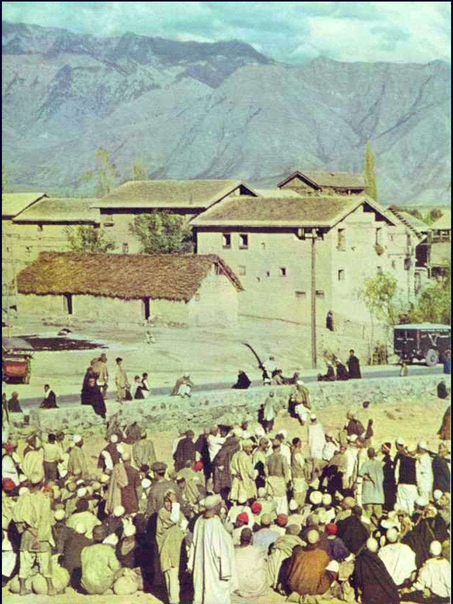 From <a href="/NatGeo/">National Geographic</a> Magazine, 1948. 
The Saffron fields of Pampore.