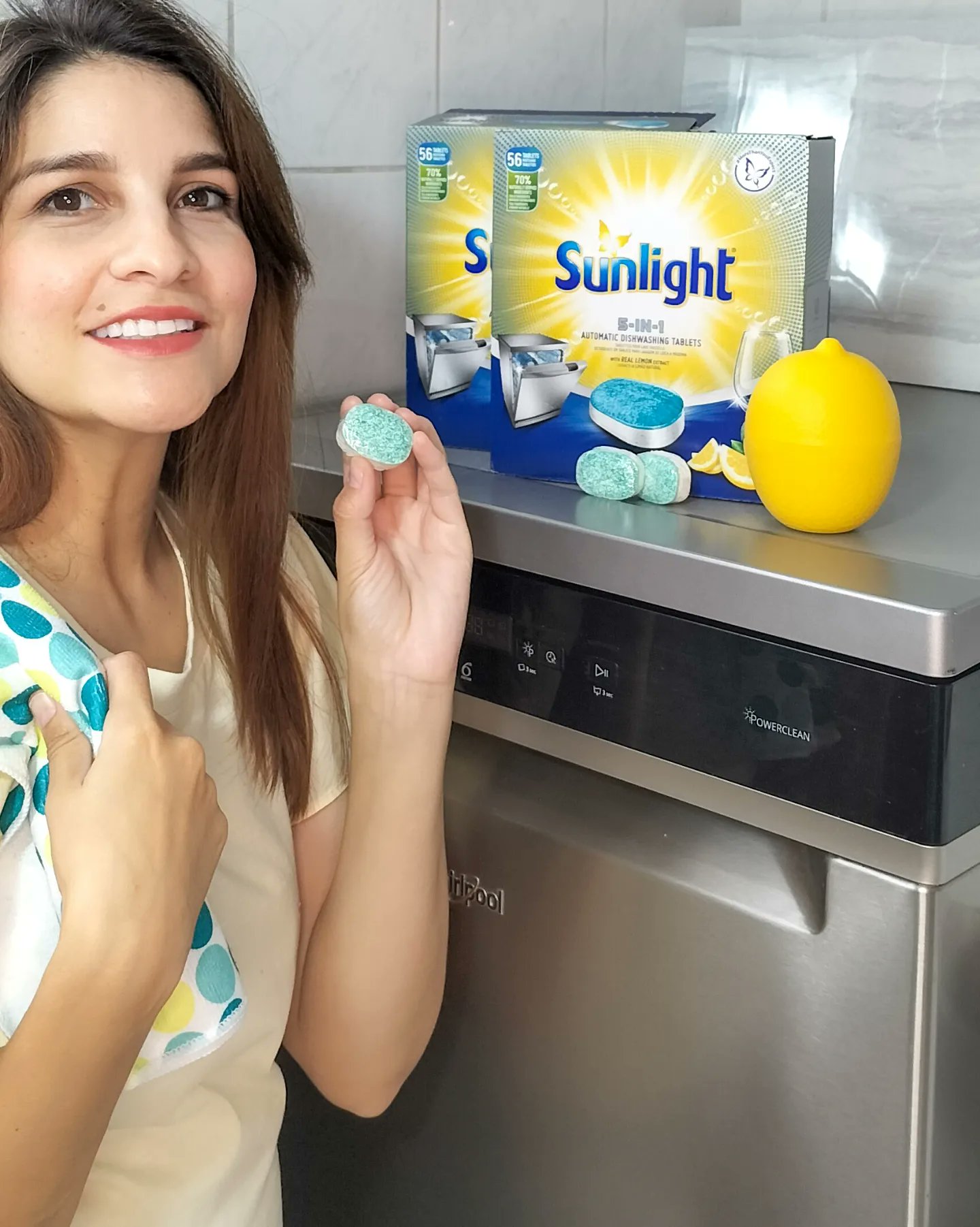 Sunlight 5 in 1 Machine Dishwashing Tablet