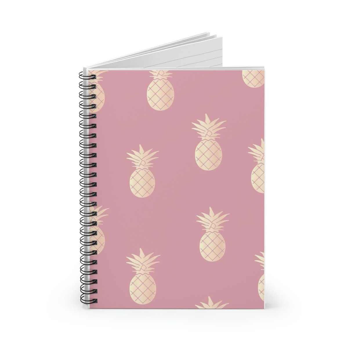 Excited to share this item from my #etsy shop: Gold pineapple Spiral Notebook - Ruled Line #graduation #organize #girlyplanner #girlyjournal #cuteplanner #cutejournal etsy.me/3Z1HGIL