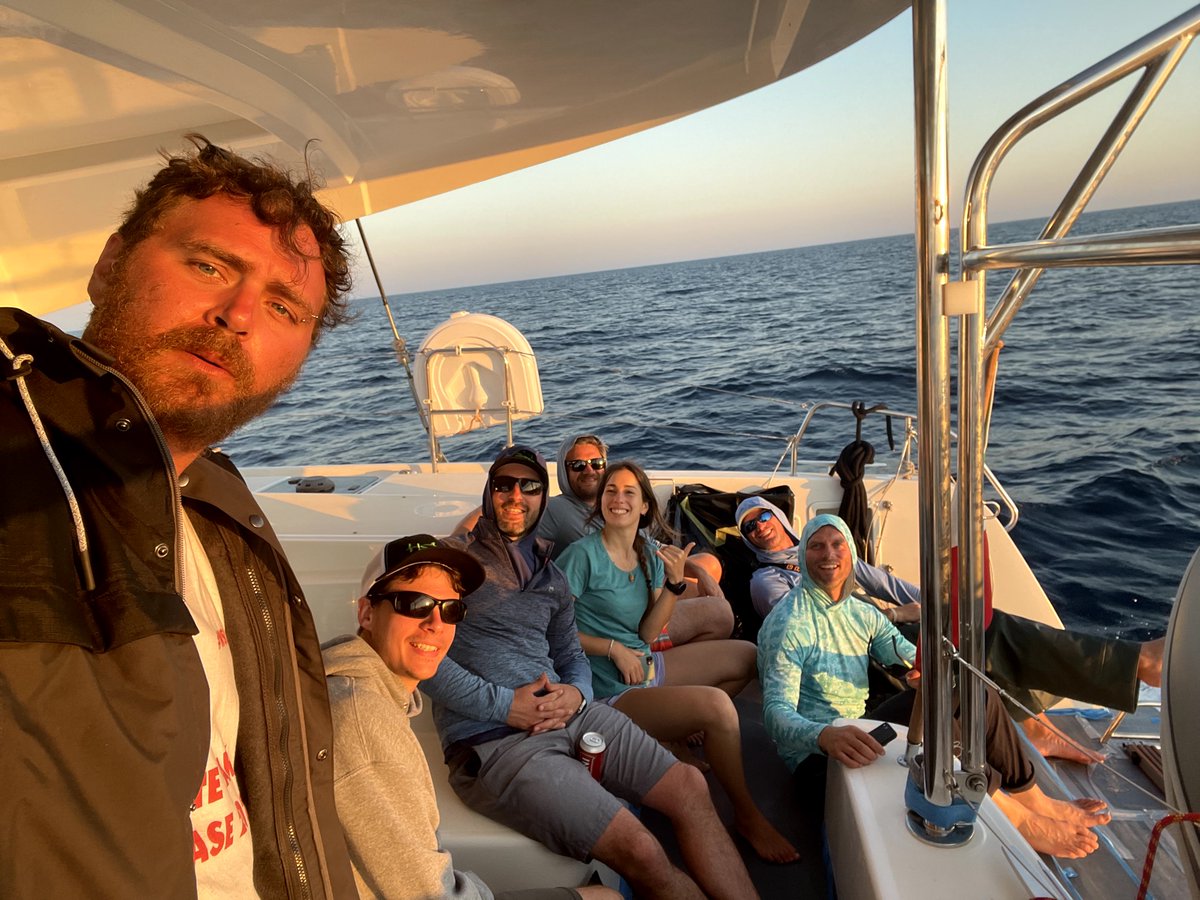 The White Shark Chase research team, which included <a href="/vt_fishwild/">VT FISHWILD</a> grad student Jeremy Jenerette @jenrettejf (first photo) and Asst. Prof. Francesco Ferretti <a href="/bestinoblu/">Francesco Ferretti</a>, has published a paper on efforts to test and refine methods for detecting shark DNA:  bit.ly/3xwyP6d.