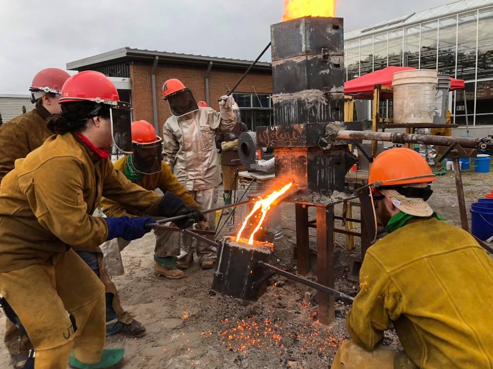 This week: Artist Lecture + Iron Pour Demonstration at UT - Join us! - mailchi.mp/4cf5c9a010e5/a…