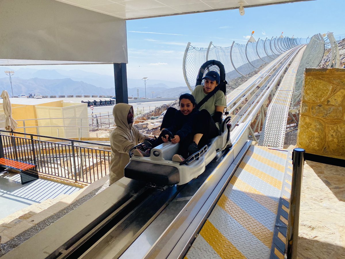 CoastersWide's tweet photo. UAE’s first alpine coaster opened at Jebel Jais, Ras Al-Khaimah. At over 6000 feet, this Weigand alpine provides a thrilling ride experience for the whole family. #AlpineCoaster #JebelJais #RollerCoaster #Credlife #WWCOnTour https://t.co/6B9GRBzP1p