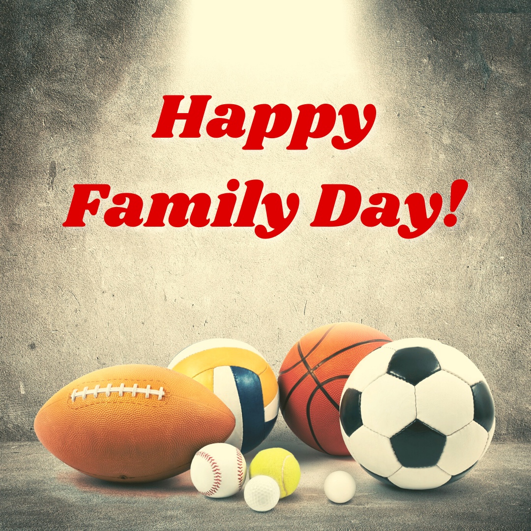 Happy Family Day, from our family to yours! ⚾️🥍🏈🏒🏐