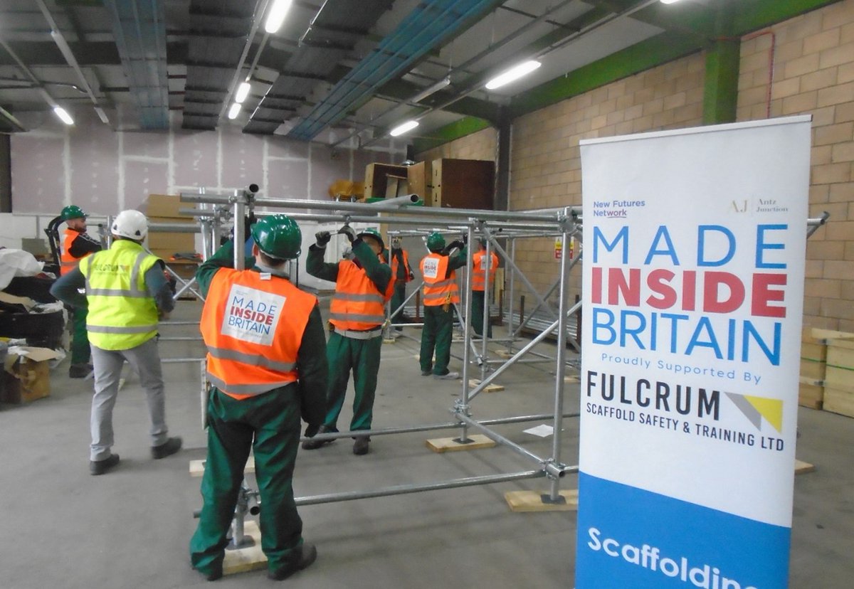 #Delighted to share  another @MadeInsideBrit #RealWorkEnvironment with @fulcrum_safety, @procureplus, @NASCscaffolding & @CITB_UK at @HMP_ThornCross starts #today supporting #PrisonLeavers on the road to employment post-release

#NorthWestJobs #Workshop #RecruitingDifferently