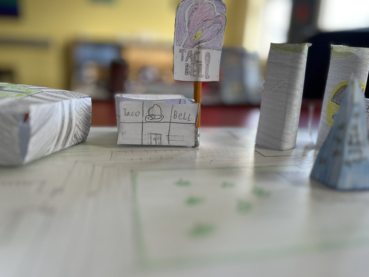 mshedderson's tweet photo. Student-designed cities! So many great conversations surrounding surface area, volume, and proportions. @stkevjr https://t.co/TP9JEMF9My