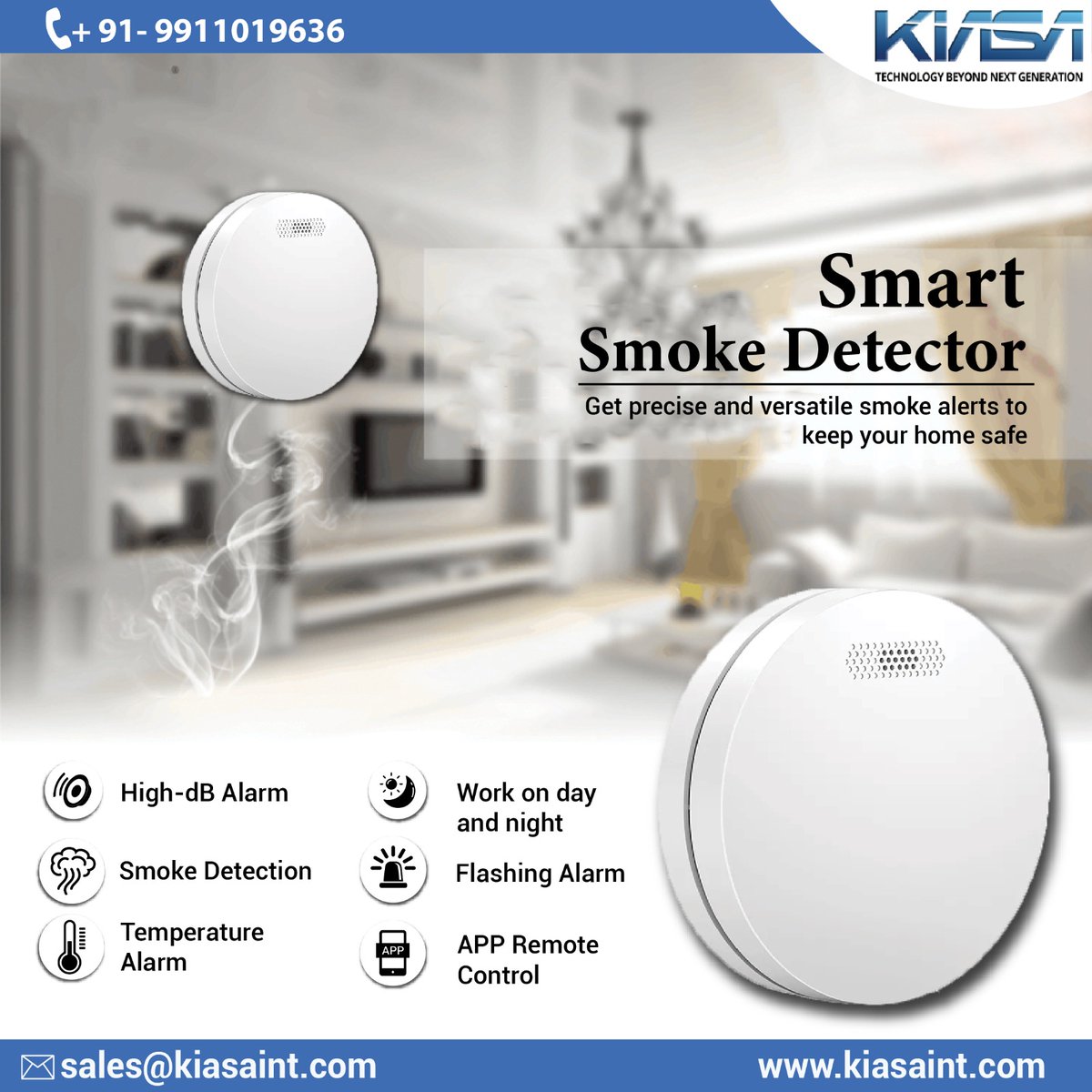 SafeOBuddyLocks's tweet photo. Safe'O'Buddy smart smoke detector is one of the market's most mature smart smoke alarms. The product in case of any emergency automatically turns on the smoke alert to keep you safe. Ensure the safety of your home and loved ones with Safe'O'Buddy smart #smoke #detector.
#safety https://t.co/nmDHPJTonG