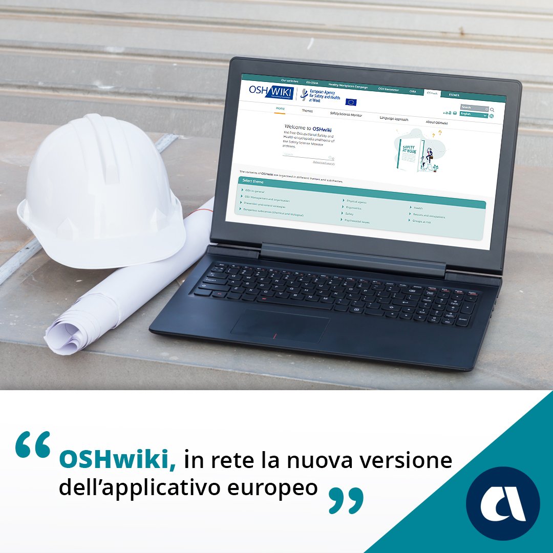 inail_gov's tweet image. @EU_OSHA  ha rilasciato una versione aggiornata di #OSHwiki, #enciclopedia sul fenomeno infortunistico e delle malattie professionali, implementando grafica e navigazione. #Inail partecipa come autore delle voci.
tinyurl.com/3ck23wxe