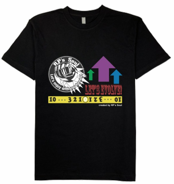 RPSS0810's tweet photo. 【新作】
「進化!Tシャツ(ブラック)」
段階を踏んでの進化をイメージしてデザイン。
Let's evolve!(進化しようぜ!)
デジタルなモンスターで
対戦するTCGプレイヤーに
オススメです
#RPsSoul
https://t.co/XJrByHMQZm https://t.co/Ic8cuyx16v