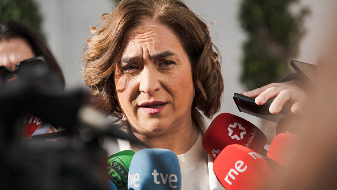 habitat_intl's tweet photo. 🧵⤵️Since Barcelona Mayor Ada Colau responded to citizen demands by committing to suspend twinning relations with Tel Aviv and Israel until Israeli authorities end apartheid against the Palestinian people, she has suffered a backlash of defamation. https://t.co/MAMe27JchH
