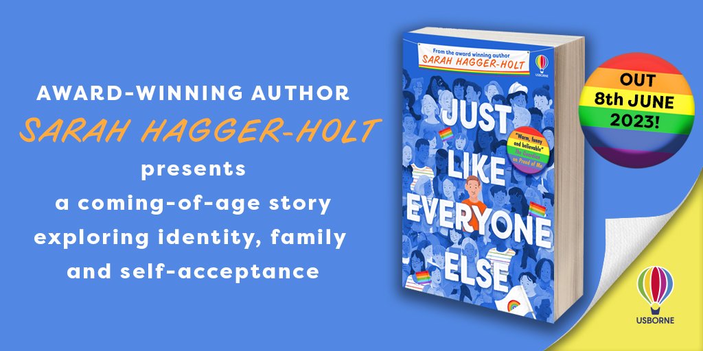 Usborne Publishing (@usborne) on Twitter photo COMPETITION ALERT! 🚨
To celebrate #LGBTHistoryMonth we've got TEN proof copies of <a href="/SarahHaggerHolt/">Sarah Hagger-Holt</a>'s new coming-of-age story #JustLikeEveryoneElse to give away! 😀
To win an early read of this brilliant book - like/RT this post and follow the author!
Ends 28.02. UK only. COMPETITION ALERT! 🚨
To celebrate #LGBTHistoryMonth we've got TEN proof copies of <a href="/SarahHaggerHolt/">Sarah Hagger-Holt</a>'s new coming-of-age story #JustLikeEveryoneElse to give away! 😀
To win an early read of this brilliant book - like/RT this post and follow the author!
Ends 28.02. UK only.