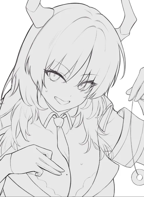 WIP新しい描き方の慣らしに描いてる 