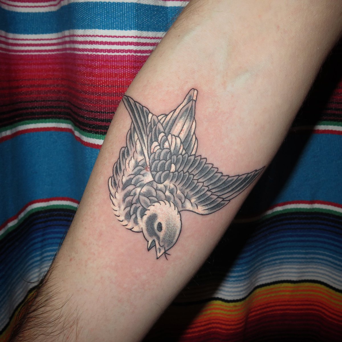 雀 #SparrowTattoo #JapaneseTraditionalTattoo