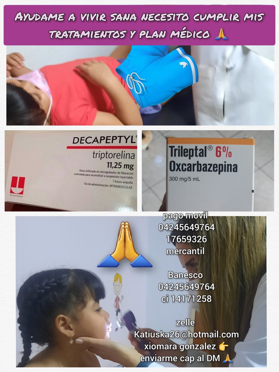 mariani87784922's tweet photo. Debo continuar con las dosis d mi tratamiento,ya q cuando dejo d tomarlo presento dolor d cabeza y m pueden dar espasmos con 1$ m ayudas por favor 
pm
04245649764
17659326
mercantil 

Banesco 
04245649764
ci 14171258
 
zelle 
Katiuska26@hotmail.com
xiomara👀 enviarme cap al DM 🙏 https://t.co/PuhOlgfUaE