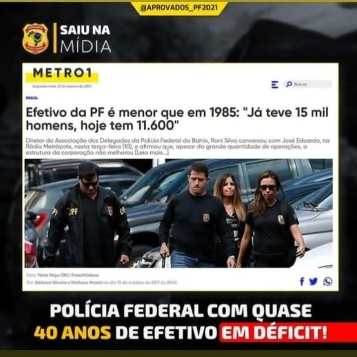 Paulo_Donner's tweet image. 🇧🇷🇧🇷🇧🇷 Precisamos de um decreto presidencial liberando a convocação dos 1270 aprovados PF21. Está faltando policiais federais em todas as unidades. Em Roraima, onde fica o maior território Yanomami, são apenas 208 PFs na ativa.🟨⬛️ @LulaOficial
@FlavioDinb #ConvocaTodosPF2021
