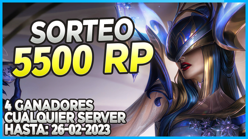 ShironYT's tweet photo. 🔴 SORTEO 5500 RP🔴

➡️ A repartir entre 4 ganadores
🌍 Sorteo Global: EUW, LAN, LAS, NA

CONDICIONES:

✅ Seguirme en 
@ShironYT
🔁 RT y ❤️ Like a este tweet
🟥 Suscribirse en YT
🟪 Seguirme en Twitch

ENLACE: https://t.co/vK28eNEasw https://t.co/9n4uFMnj2S