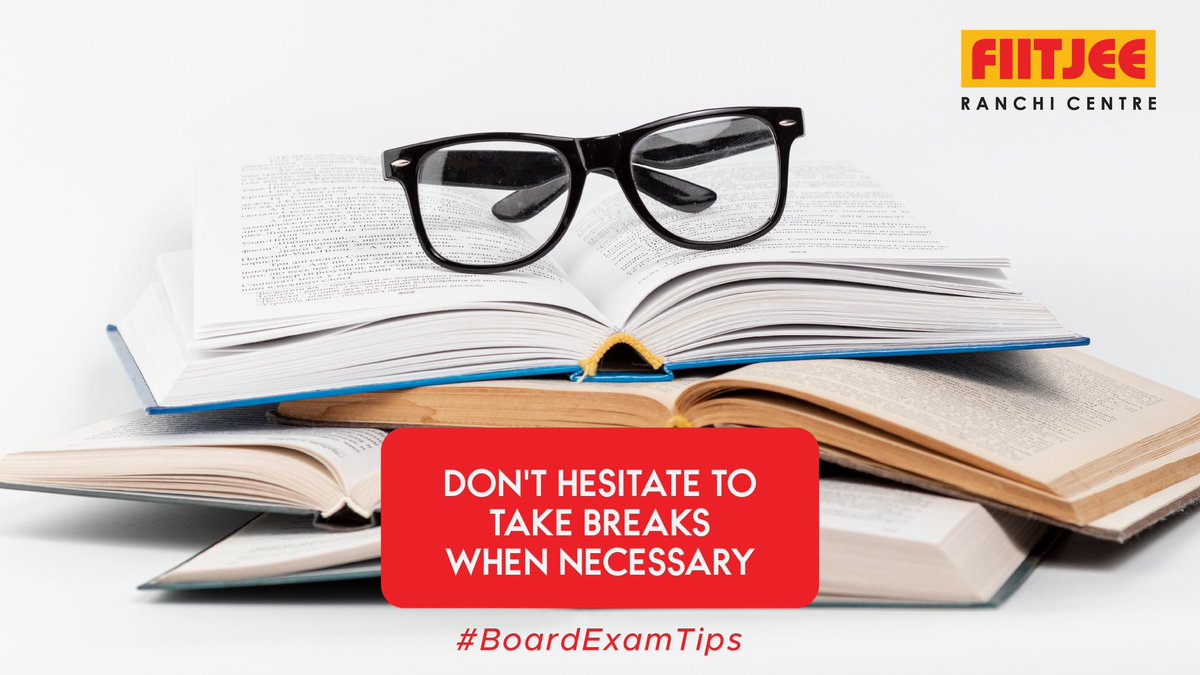 #BoardExamTips: Don’t hesitate to take breaks when necessary! 

#CBSEBoard #BoardExam #CBSE #CBSE2023 #BoardExamTips