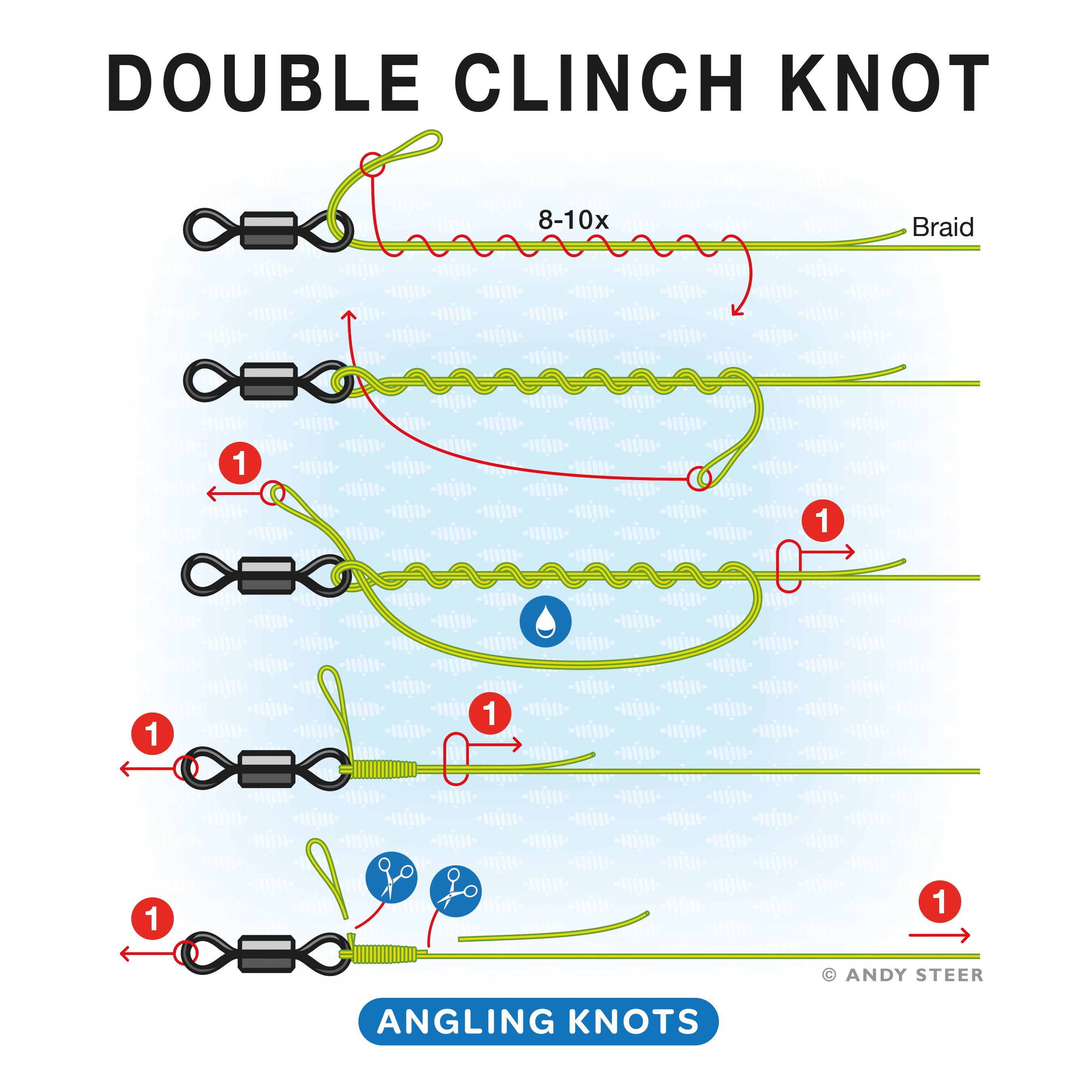 Braid to swivel knot deals