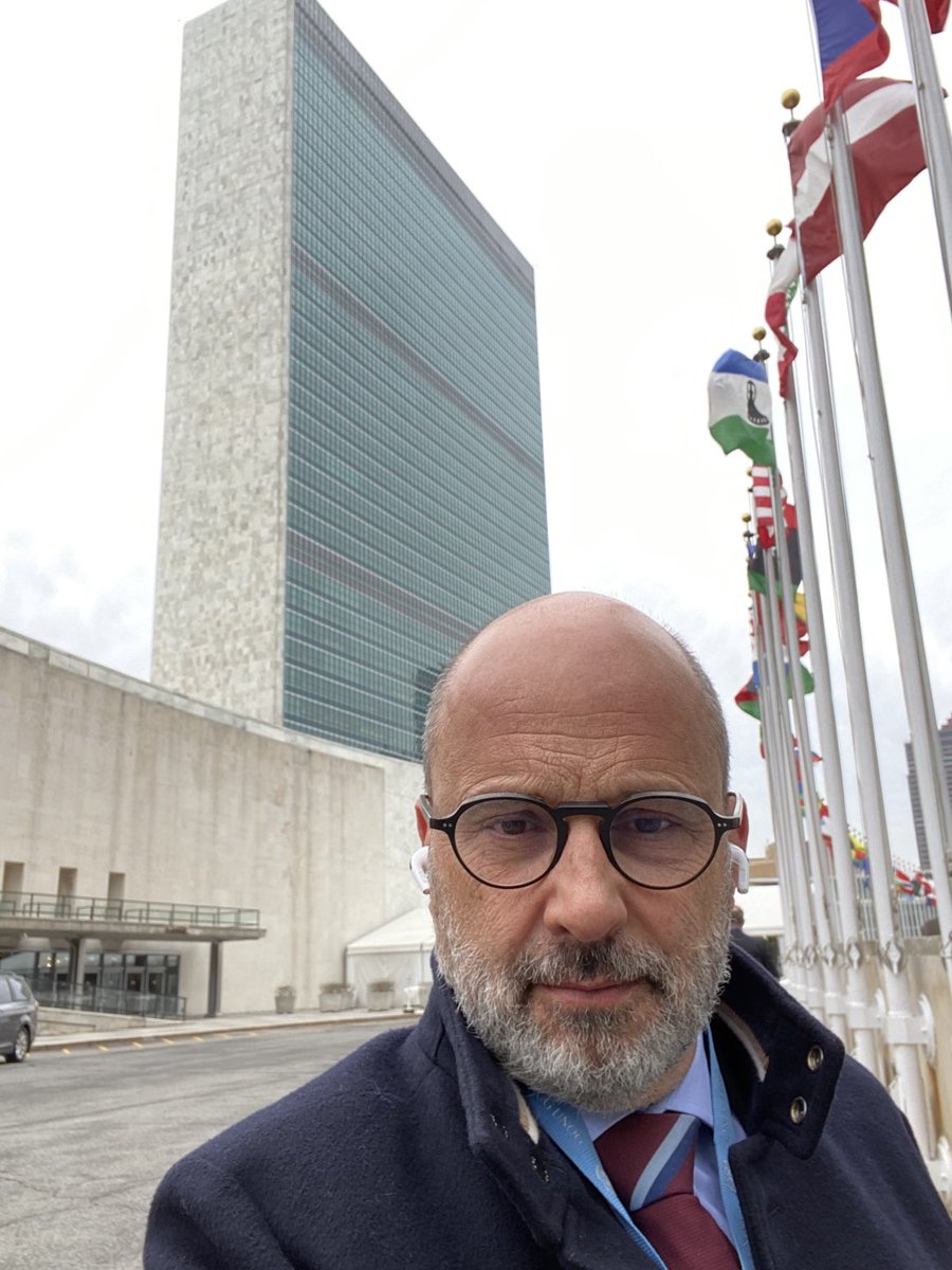 UNPiper's tweet photo. Updating Member States today ⁦@UN⁩ on our progress towards pathways for real solutions for the world's internally displaced persons. Governments need to lead this effort. We can assemble all our assets in support. But no one can substitute for Government leadership. https://t.co/XFz51zyVyi