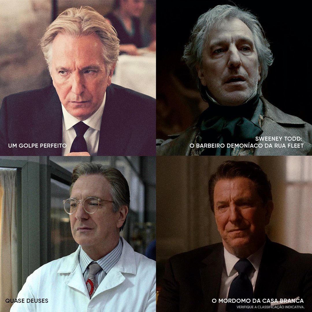 HBO Max Brasil on Twitter "Muito mais do que Snape, Alan Rickman nos