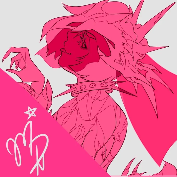 My favorite hobby is writing [wip+my signature] in goofy ways depending on the wip's mood 