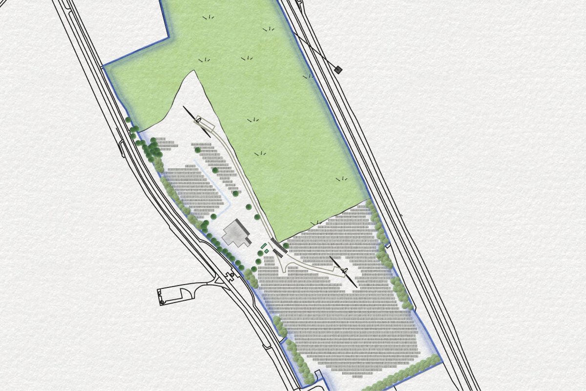 cogeo_ltd's tweet photo. Our #planning consents keep rolling in this month with a 10.8MW solar array granted permission in South Lanarkshire. The development is part of the wider Hy2go Hydrogen Facility planned for the site, with the #solar and #windturbines providing green power to the project. https://t.co/cNdSrJWCQN