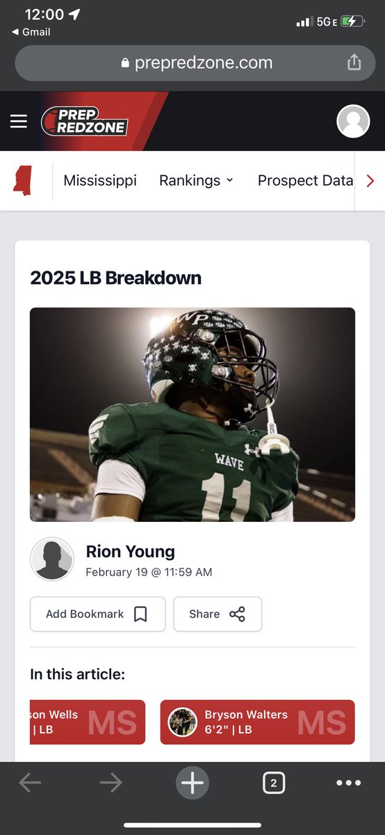 MamaJAWalters's tweet photo. THANK YOU @MacCorleone74 for the write-up on @BrysonCWalters in โ2025 LB Breakdownโ for @PrepRedzoneMS! Rionโs ALWAYS hyped our son up, which โblew him upโ on the recruiting scene! Grateful for his support! Bryson is working hard this off season! #ITAboy #grindingforthenextlevel https://t.co/b131tstOqd