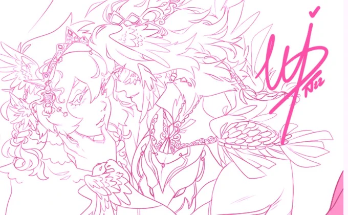 Sometimes they look similar but colored differently. Sometimes the TNT is part of the wip scribble sometimes it's not. 