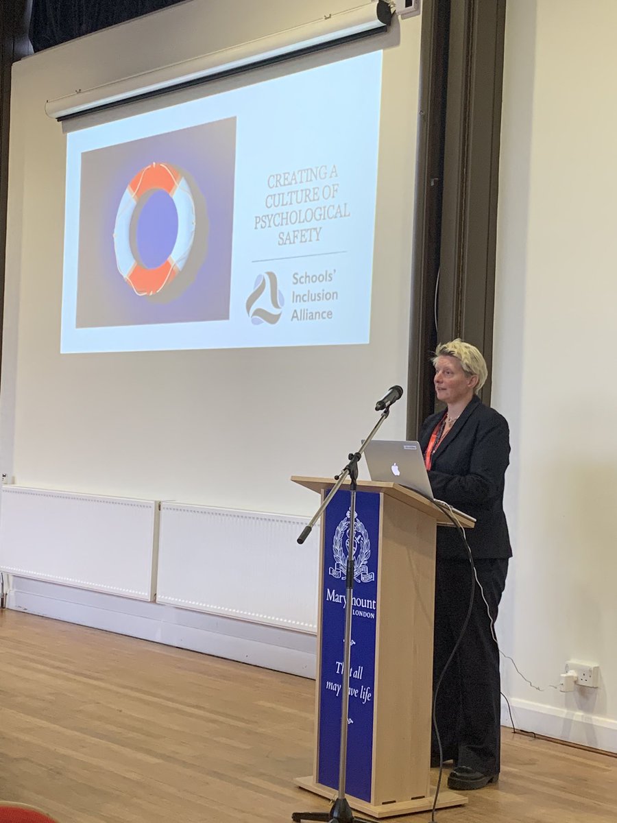 @DiversitySIA sent us the wonderful Helen Semple today to speak to all our staff about #PsychologicalSafety in the workplace. In this installment of a series of #CPD opportunities <a href="/MarymountLondon/">Marymount London</a>, #mentalhealth leads the way.
#proudlymarymount #proudlyaware