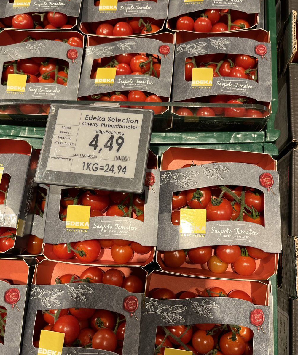 Straw🍓Berry💛🐶🌳♥️☀️ on Twitter "Gerade im Edeka… 1 Kilo Tomaten für 25
