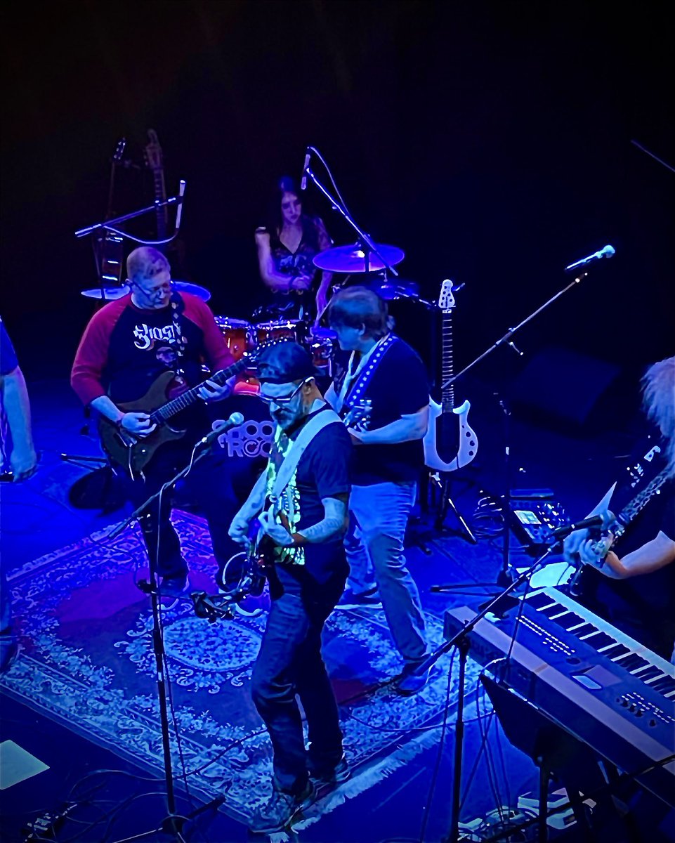 Dream band moment at <a href="/SoRMason/">School of Rock Mason</a> Adult Band Monsters of Rock show while playing <a href="/kiss/">KISS</a> Uh! All Night - a guilty pleasure tune. #kissarmy #kissasylum #kissunmasked #80sKISS