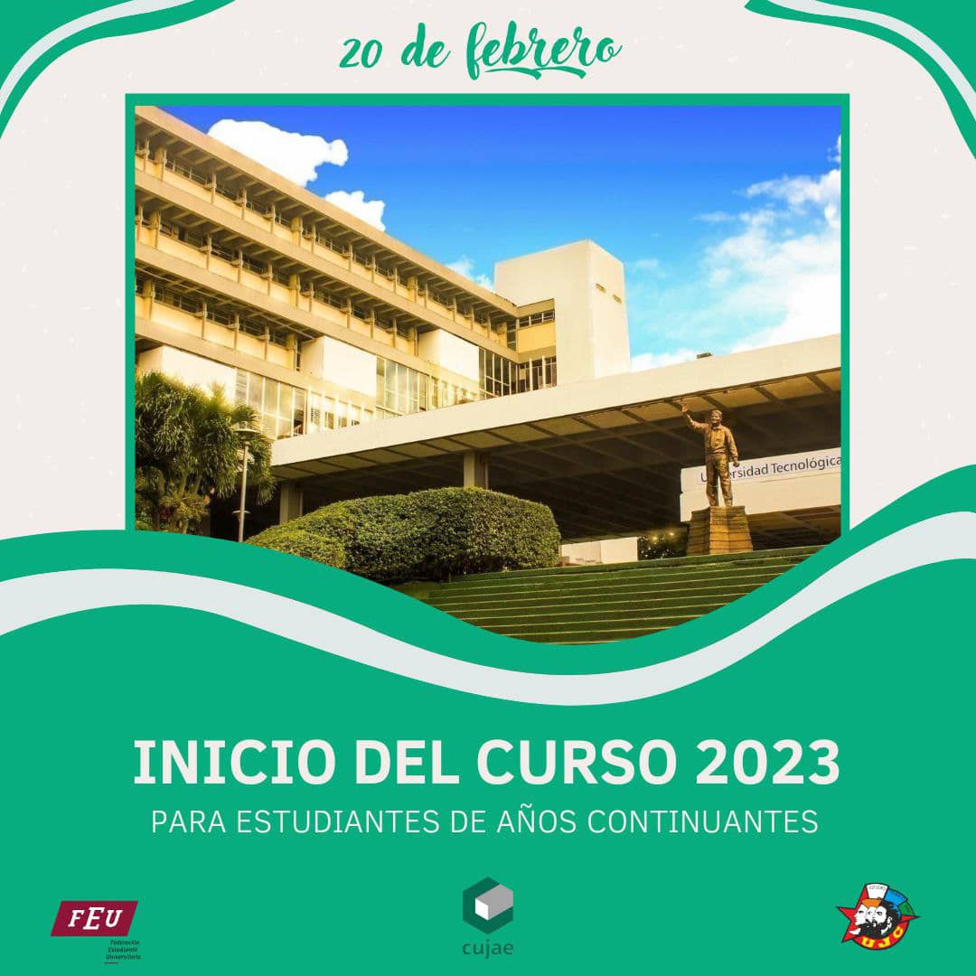 CujaeRedSocial's tweet photo. Comienza el nuevo curso para los "no tan jóvenes"😜 de nuestra @AlmaCujae 💚, año en el que seguiremos aprendiendo, investigando, festejando, sumando experiencias. Muchos realizarán su ejercicio de culminación de estudios, a esos les deseamos una tranquila entrega de tesis 🙃😉. https://t.co/fO8HnqLddh