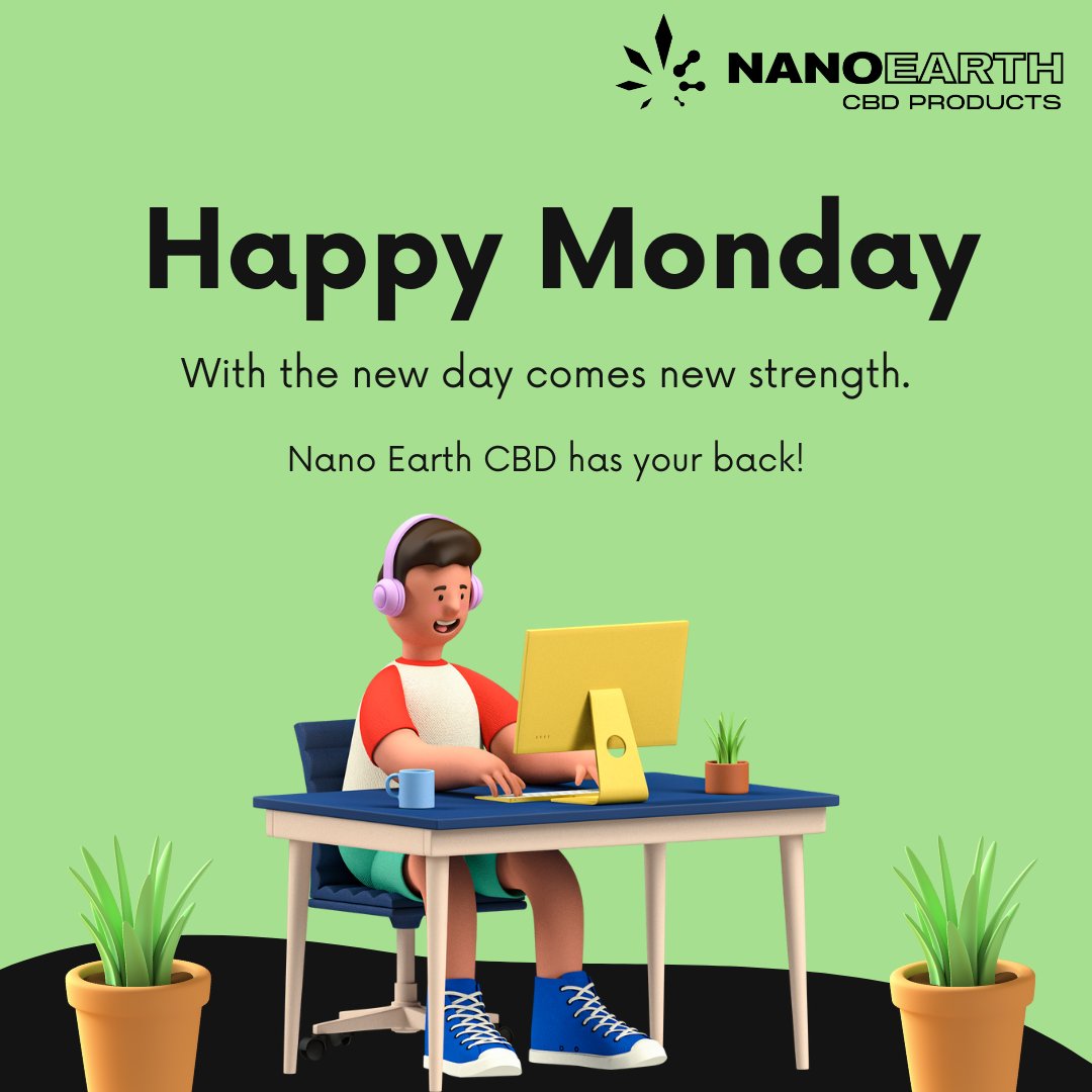 nanoearthcbd's tweet photo. Whatever you need to do, there's Nano Earth CBD!
#MondayMotivation #mondayvibes #healthylifestyle #naturalwellness #mindbodyspirit #selfcare #mondaymood #dailyroutine #allnatural #lovelife #cbd #nanoearth #nanocbd #cbdlotion #cbdrub #cbdrollon #cbdtincture #cbdbeverage #cbdwater https://t.co/P7aBjzlI04