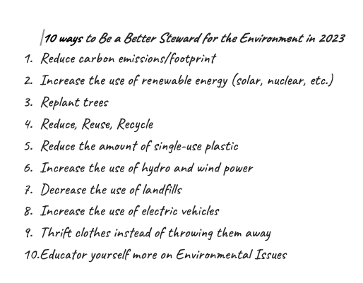 Simoes15Andrew's tweet image. 10 ways to Be a Better Stwared for the Environment in 2023 #Globalgoals #WebT23