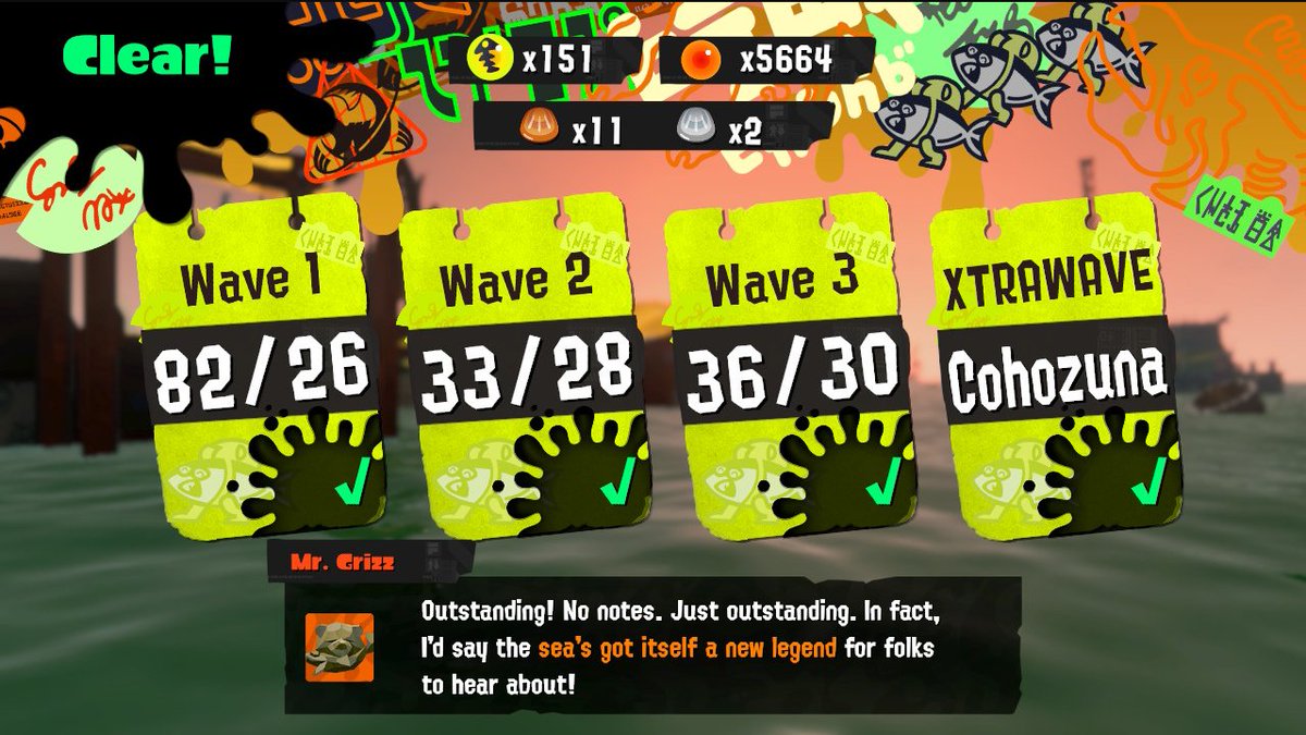 APotatoMasterr's tweet photo. another rotation, another slay ✨
(yes I'm late, shush) 
#salmonrun #NintendoSwitch #Splatoon3 https://t.co/LiLLBB1BpU