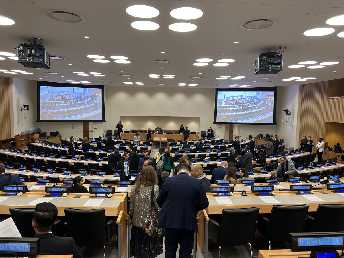 Hello! The clan is gathering ready for the opening plenary of #IGC5 for a #HighSeas Treaty. May the Force be with us @HighSeasAlliance #OceanInTheRoom #OneOceanOnePlanet