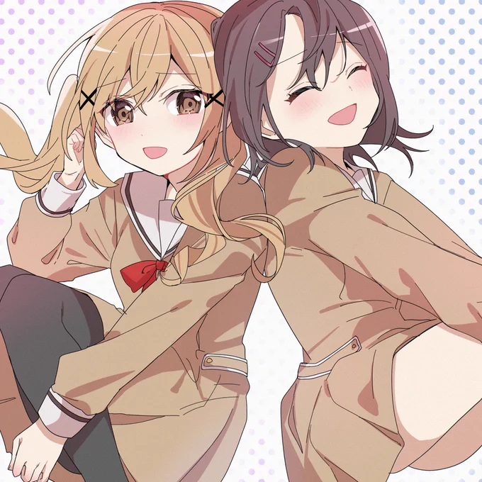咲咲イベ?みさありイベ?最高だった〜!#bandoriart #咲咲 #みさあり 