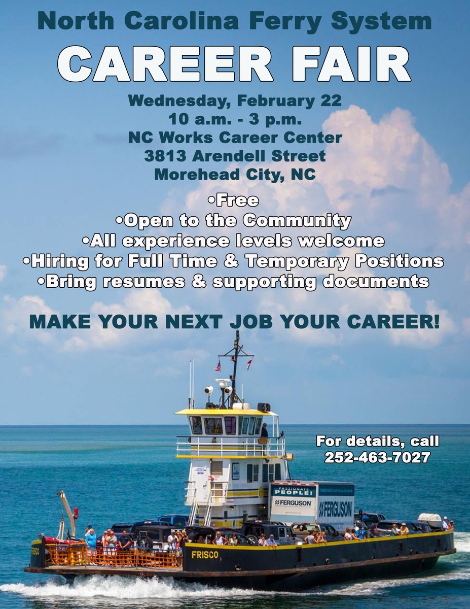 NCDOT Ferry Division on Twitter "Crystal Coast, we're headed your way